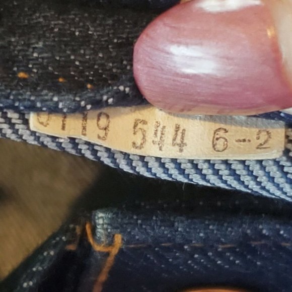 Vintage 1974 Levis 544 Jeans Womens 27" Waist Dark Wash Orange Tab Hi-rise Boot - Picture 8 of 12